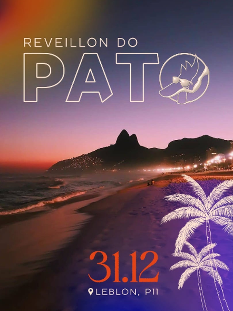 REVEILLON PATO COM LARANJA